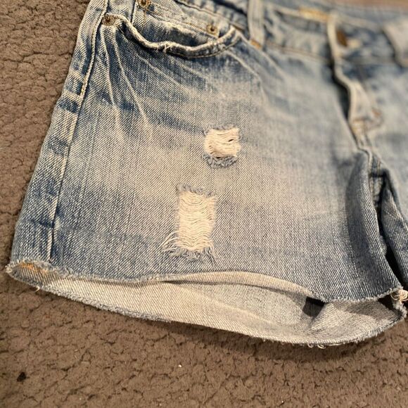 American Eagle Jean Shorts Distressed Size 6 - Picture 11 of 11